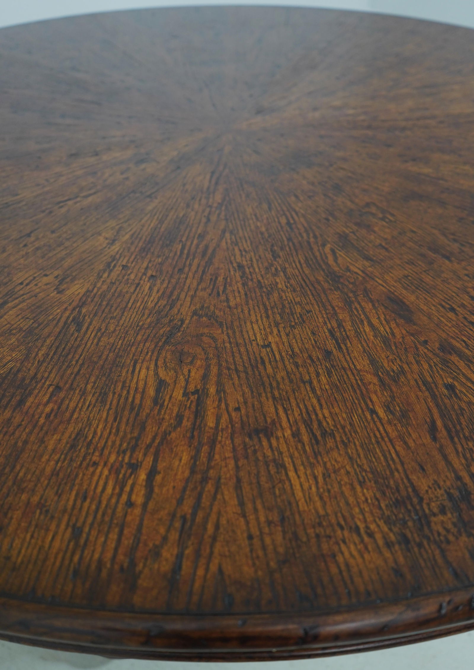 Theodore Alexander Althorp Collection Round Oak Dining Table - 9