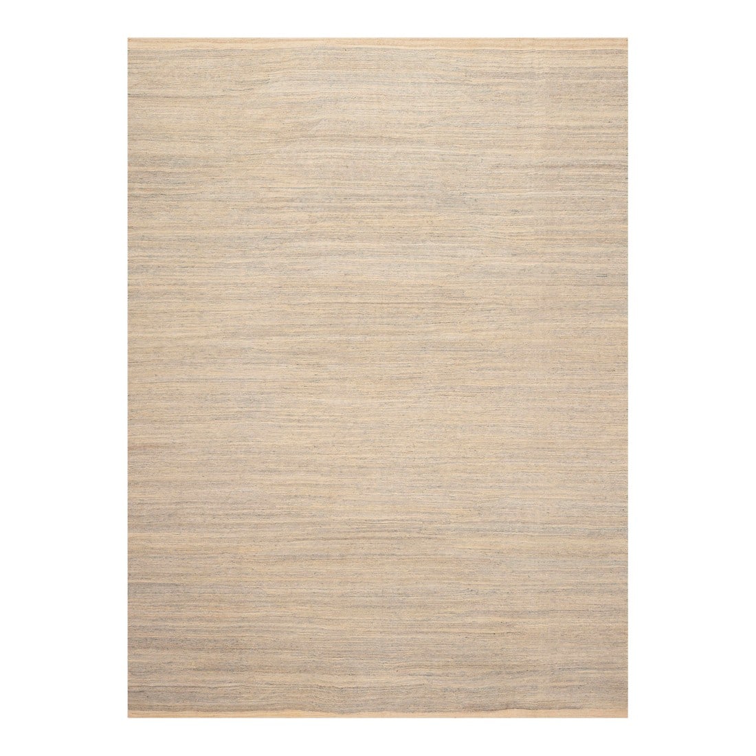 Nazmiyal Collection Neutral Contemporary Swedish Style Rug: Calming Contemporary Swedish Style Neutral Sky Blue and Sandy Tones Kilim Rug, Country of Origin: Central Asia, Circa Date: 21st Century Condition: Imperfections: No Imperfections Condition Notes: