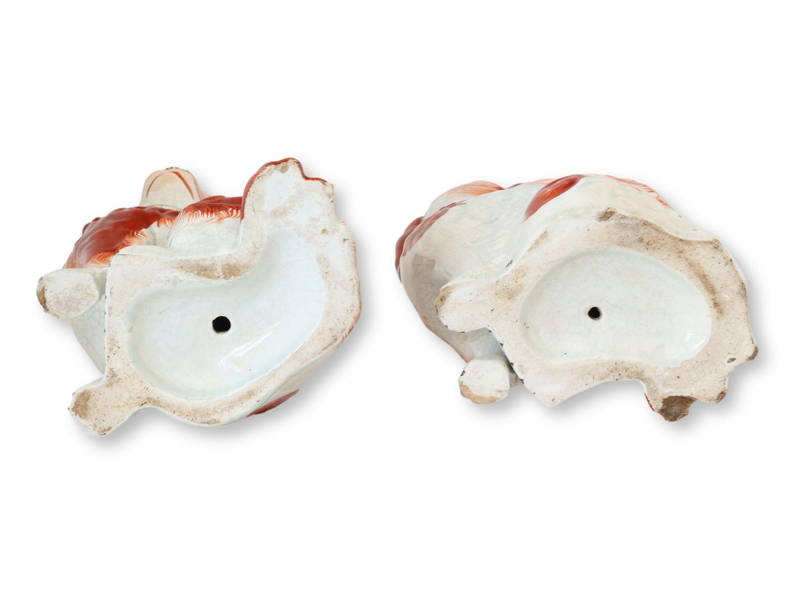 C. 1860 English Staffordshire King Charles Spaniel Dogs - 4