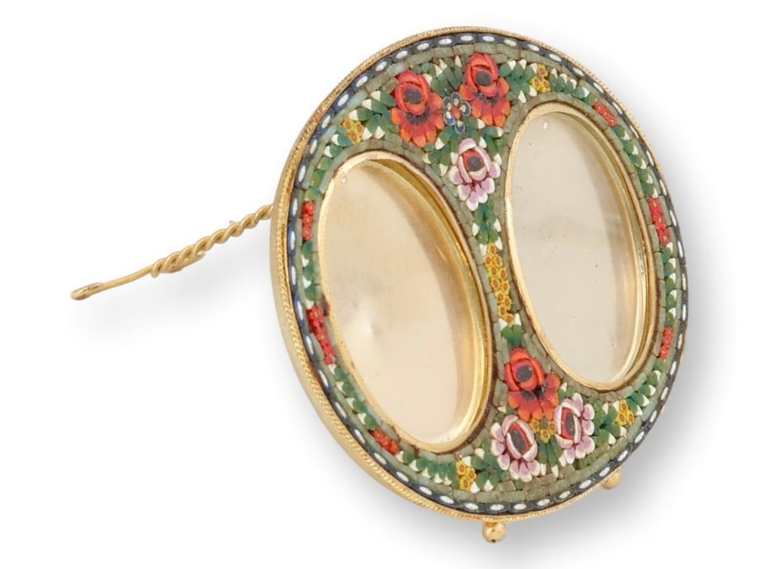 Midcentury Double Italian Micromosaic Frame - 2