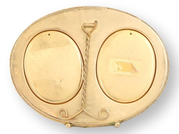 Vintage Italian Double Micromosaic Picture Frame - 3