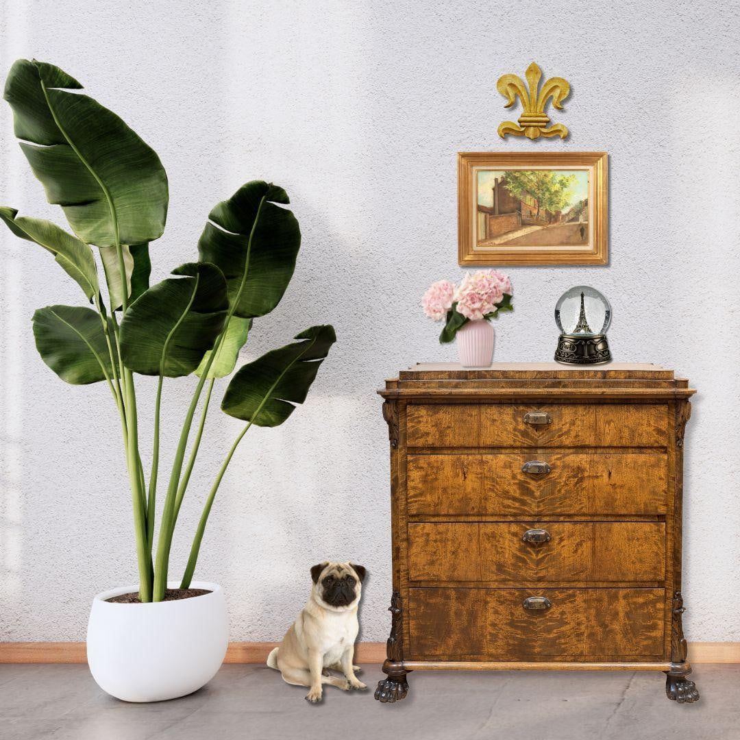 1961 Montmartre "Lapin Gil" Paris Street Scene Oil Painting - 3