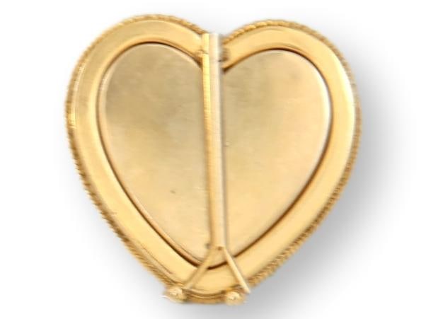 Midcentury Italian Micromosaic Heart Picture Frame - 2