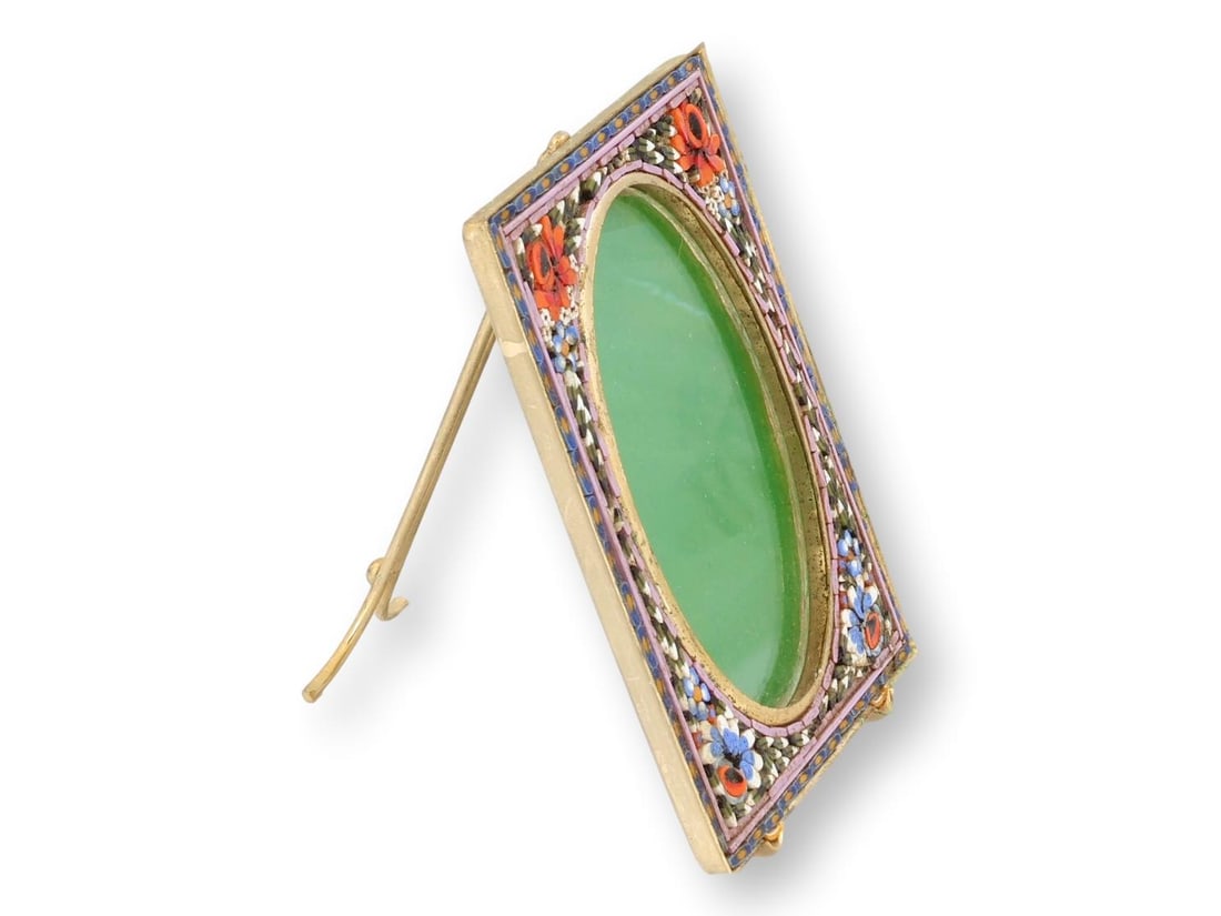 Midcentury Italian Micromosaic Picture Frame - 2