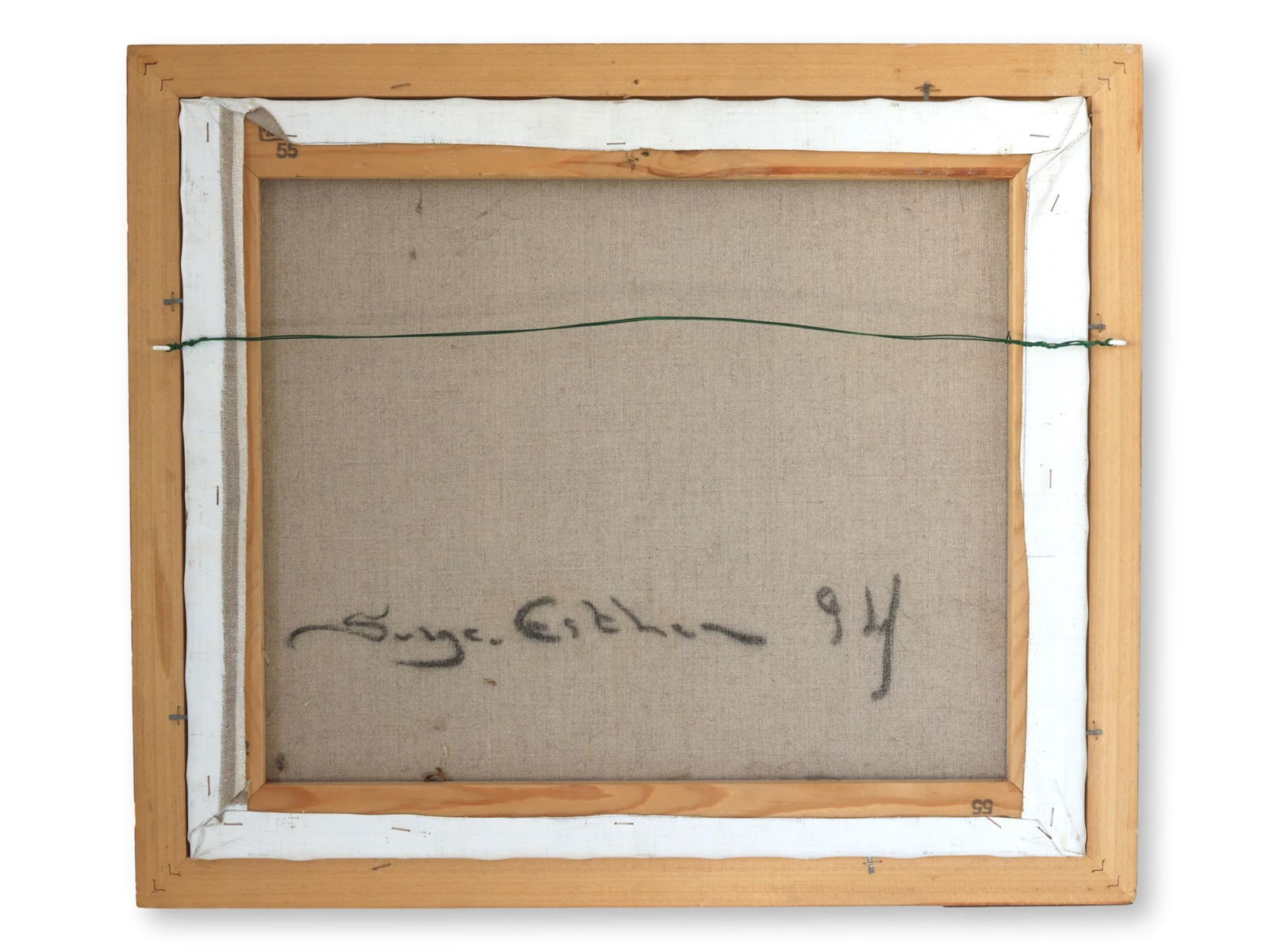 Vivid Normandy Harbor Scene Oil Painting, Signed - 4