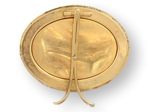 Italian Micromosaic Oval Picture Frame - 2