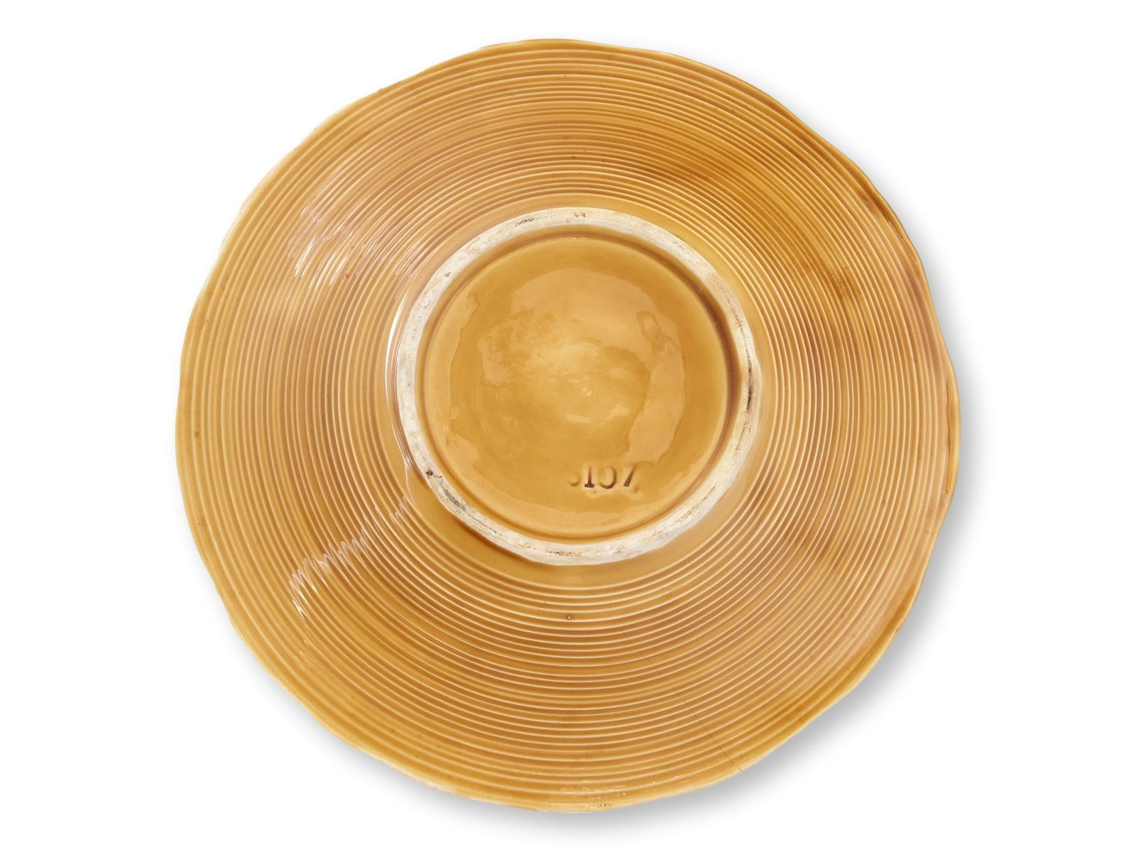 Early 20th-C. French Sarreguemines Majolica Fruit Serving Set - 8