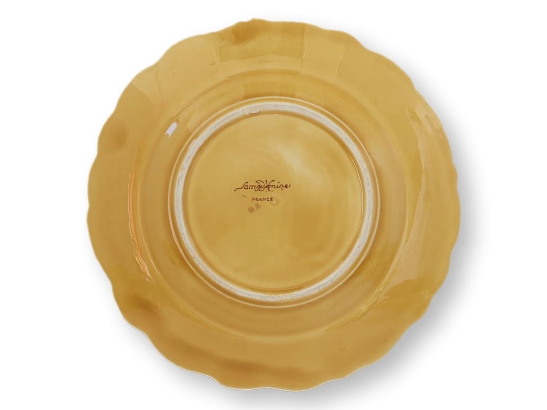 Early 1900s French Sarreguemines Majolica Fruit Serving Set - 14