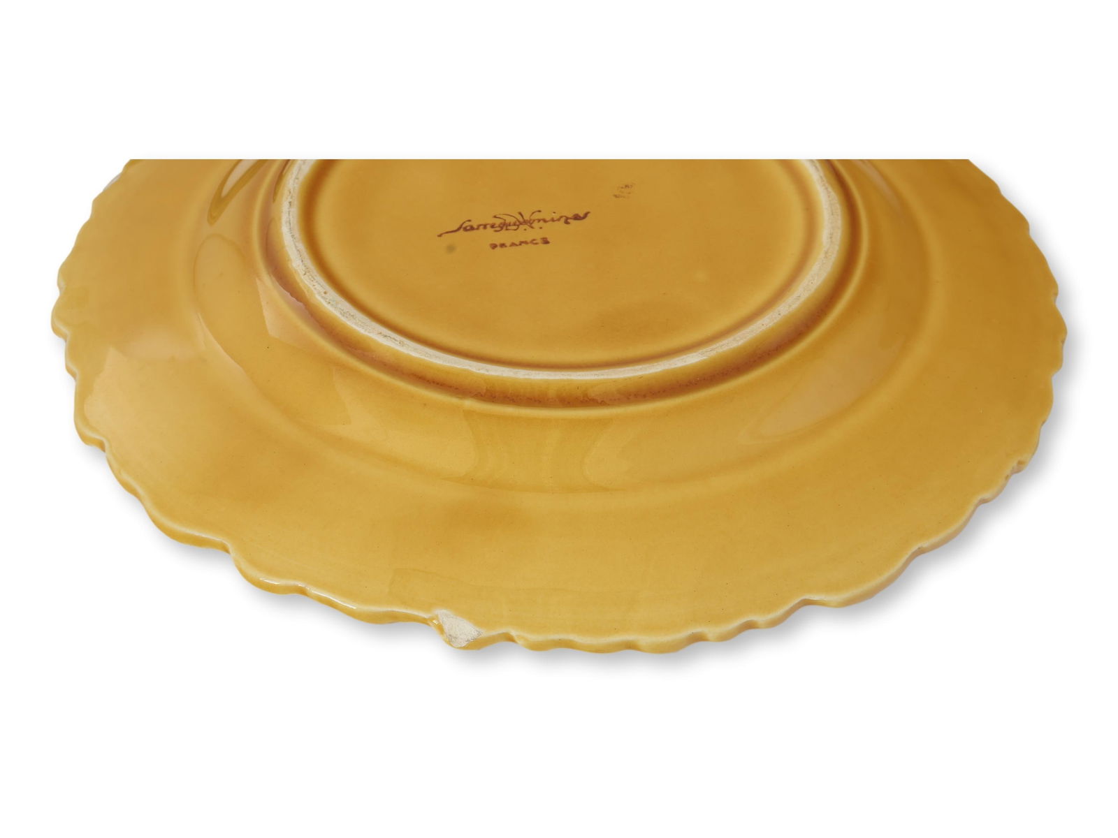 Early 1900s French Sarreguemines Majolica Fruit Serving Set - 15