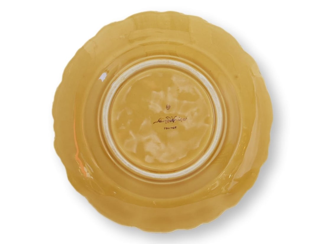 Early 1900s French Sarreguemines Majolica Fruit Serving Set - 16