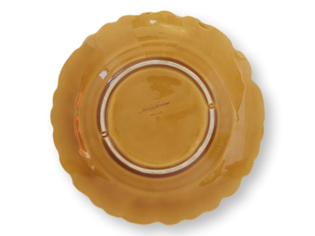 Early 1900s French Sarreguemines Majolica Fruit Serving Set - 17