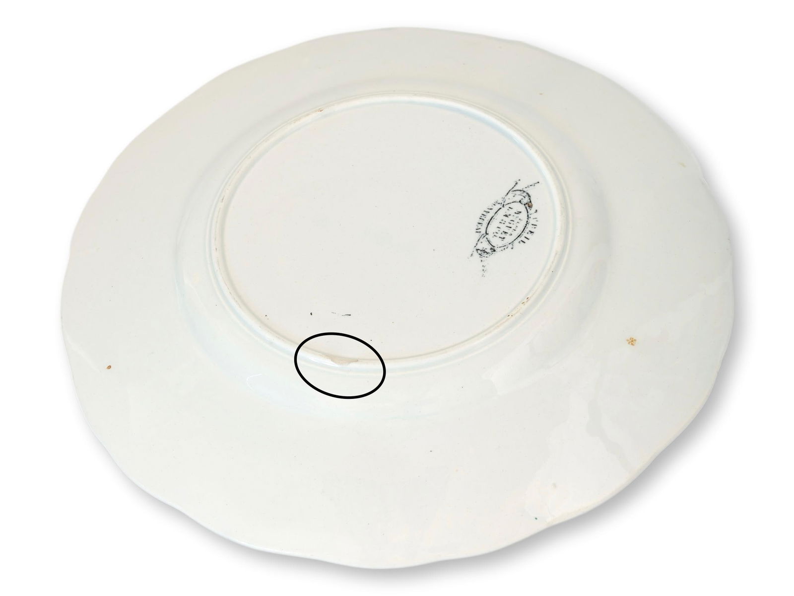 Set of 8 Antique Creil et Montereau Muguet Plates - 7