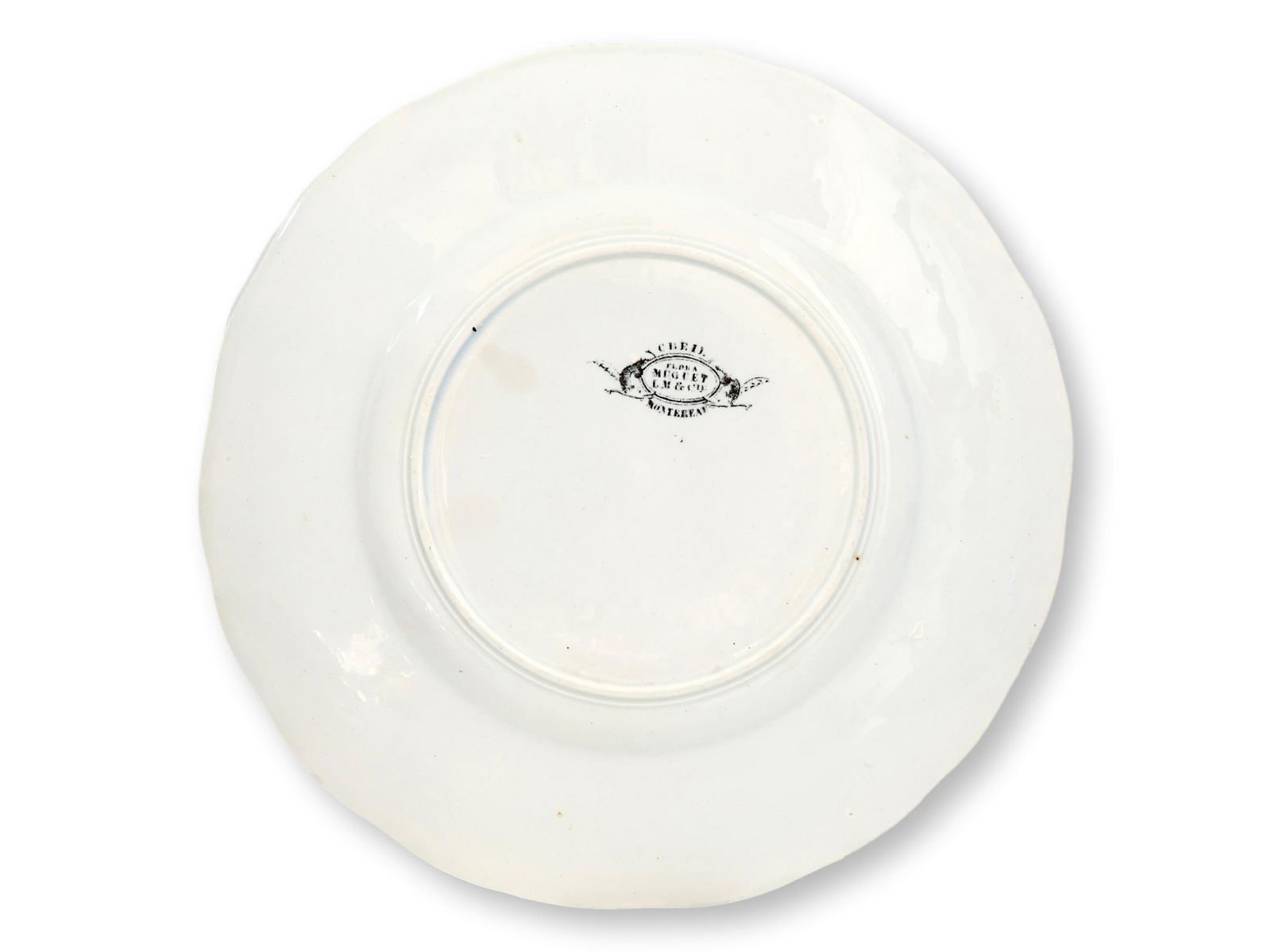 Set of 8 Antique Creil et Montereau Muguet Plates - 8