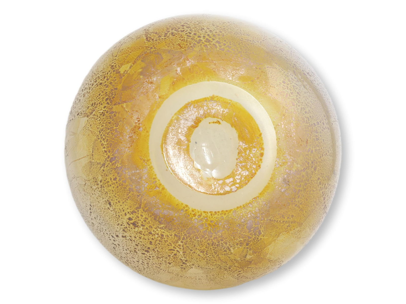 Italian Murano Style Encased Silver Foil Art Glass Vases, Pair - 5