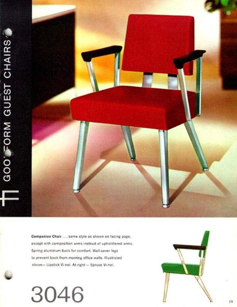 Pair of Mid-Century Modern Aluminum Armchairs by GoodForm - 11