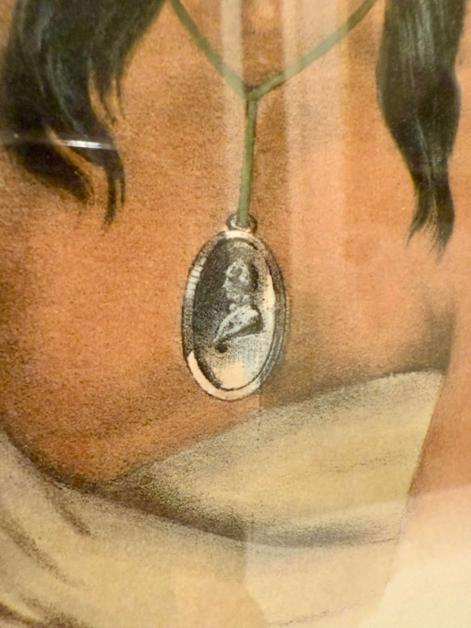 1860s Hand-Colored McKenney & Hall Lithograph "A-Na-Cam-E-Gish-Ca" – Turtle and Cra - 4