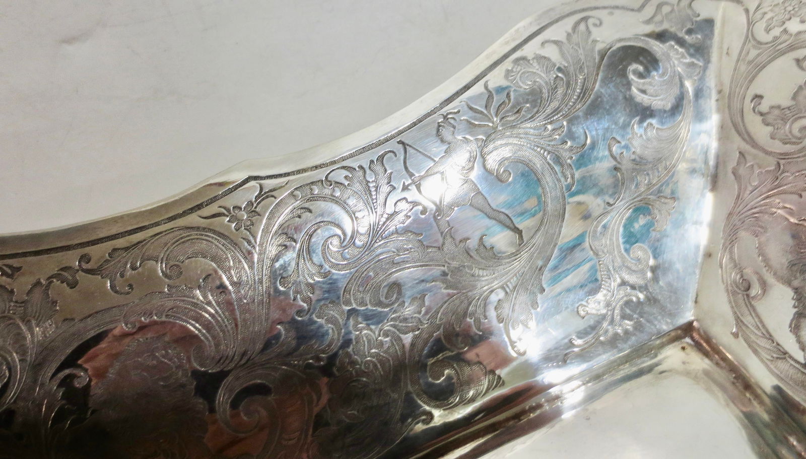 800 Silver Hunt Tray for Game Austro Hungarian Mid 19th 12 Ounces - 12