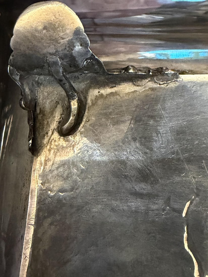 800 Silver Hunt Tray for Game Austro Hungarian Mid 19th 12 Ounces - 17