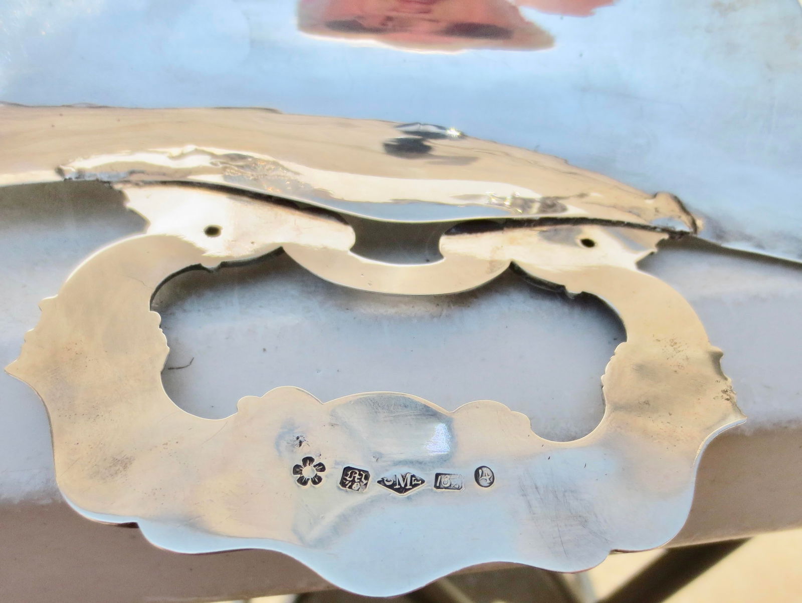 800 Silver Hunt Tray for Game Austro Hungarian Mid 19th 12 Ounces - 4