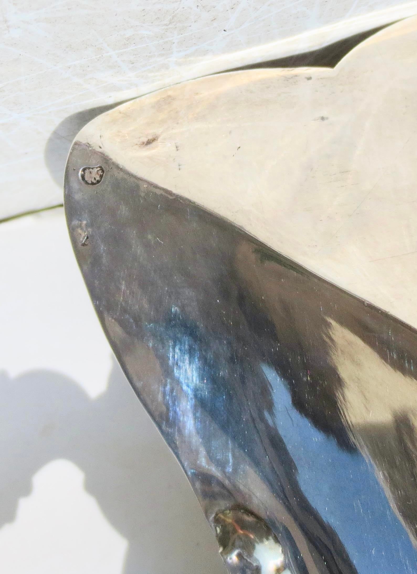 800 Silver Hunt Tray for Game Austro Hungarian Mid 19th 12 Ounces - 8