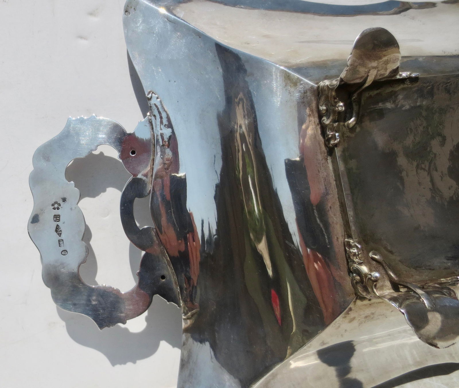 800 Silver Hunt Tray for Game Austro Hungarian Mid 19th 12 Ounces - 9