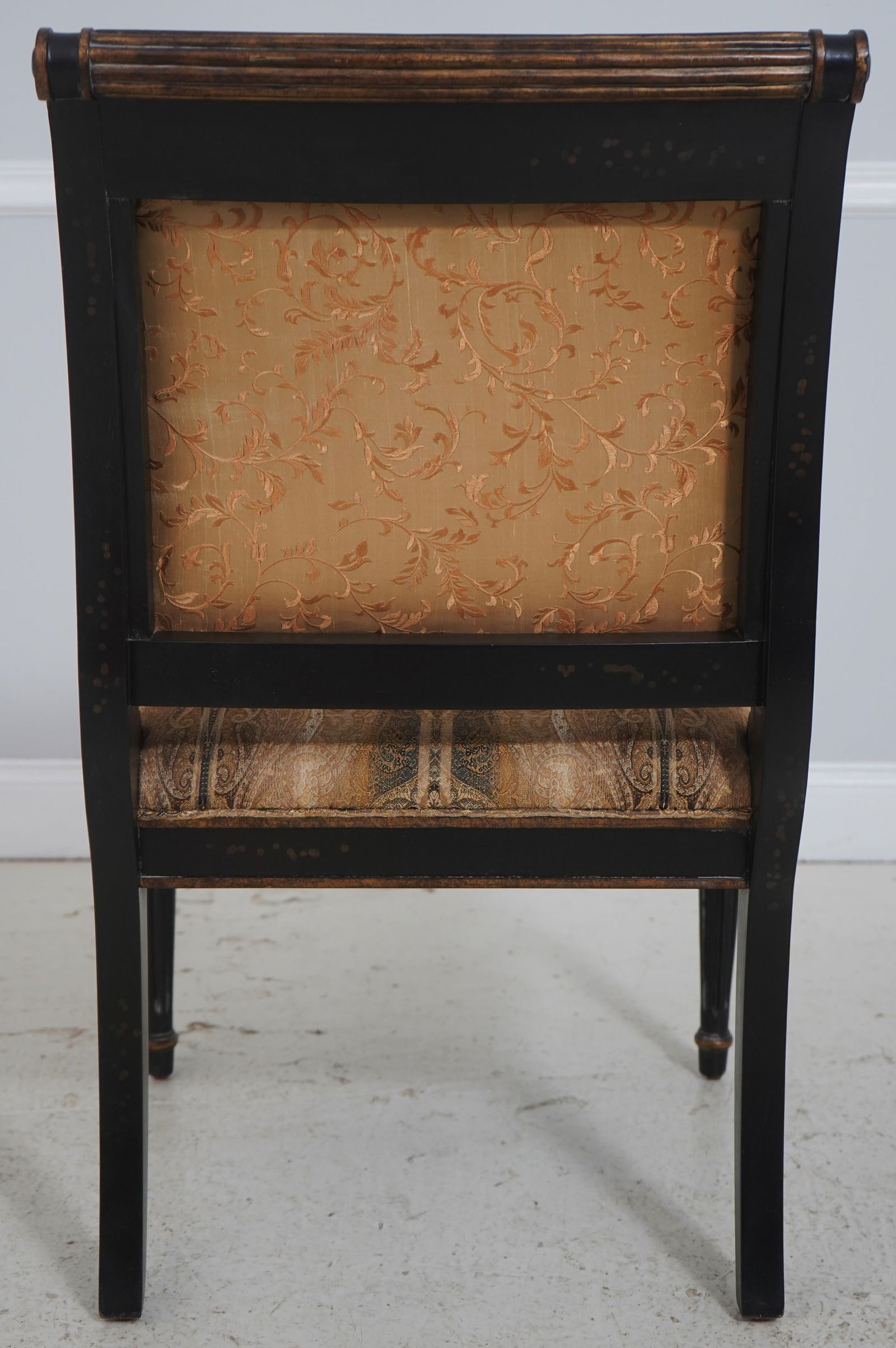 Pair of French Louis XV Style Upholstered Armchairs - 4