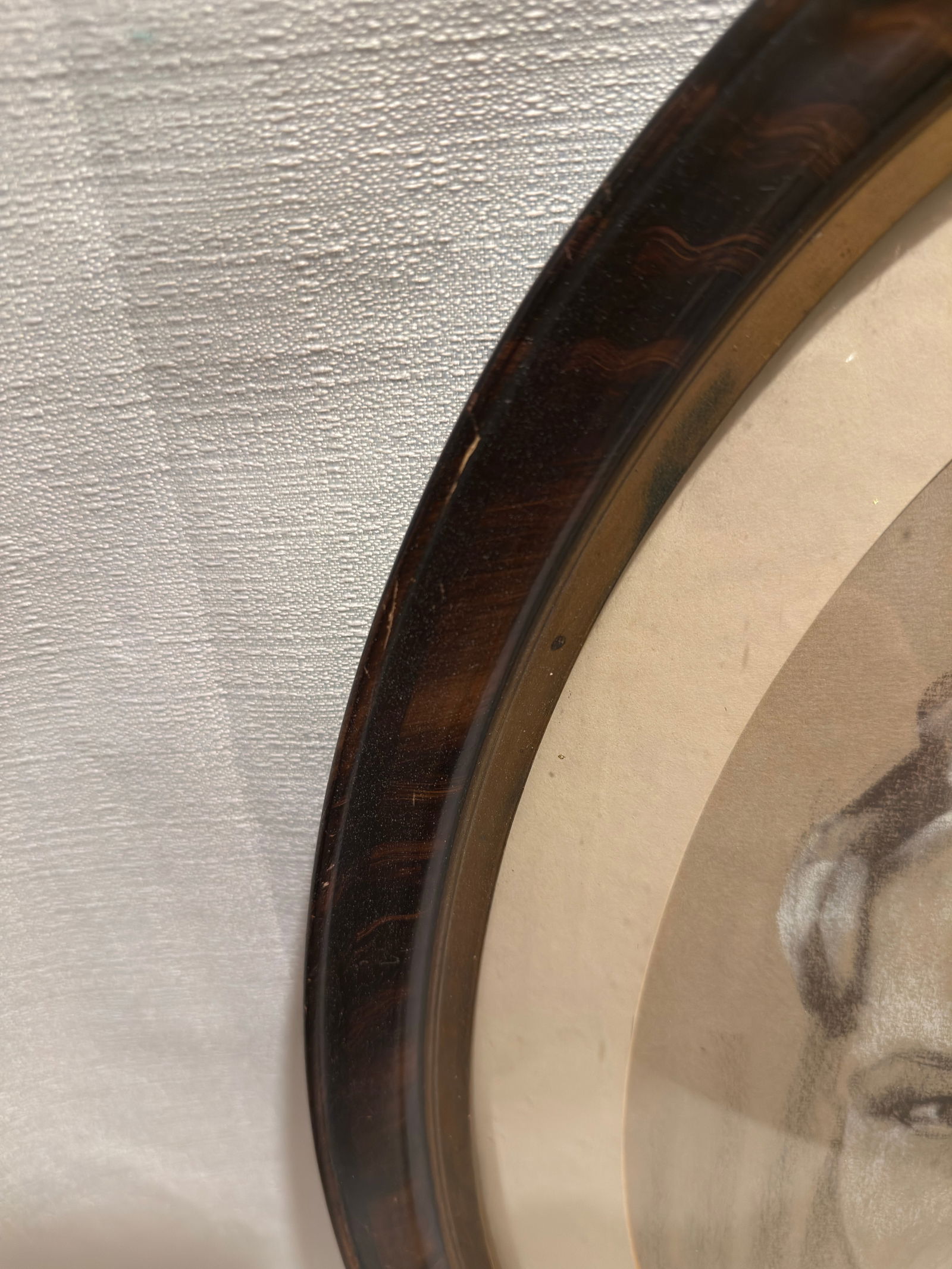 Vintage 1940s "The American Dreamer" Charcoal Portrait by Turtle and Crane – Ralph Lauren - 6