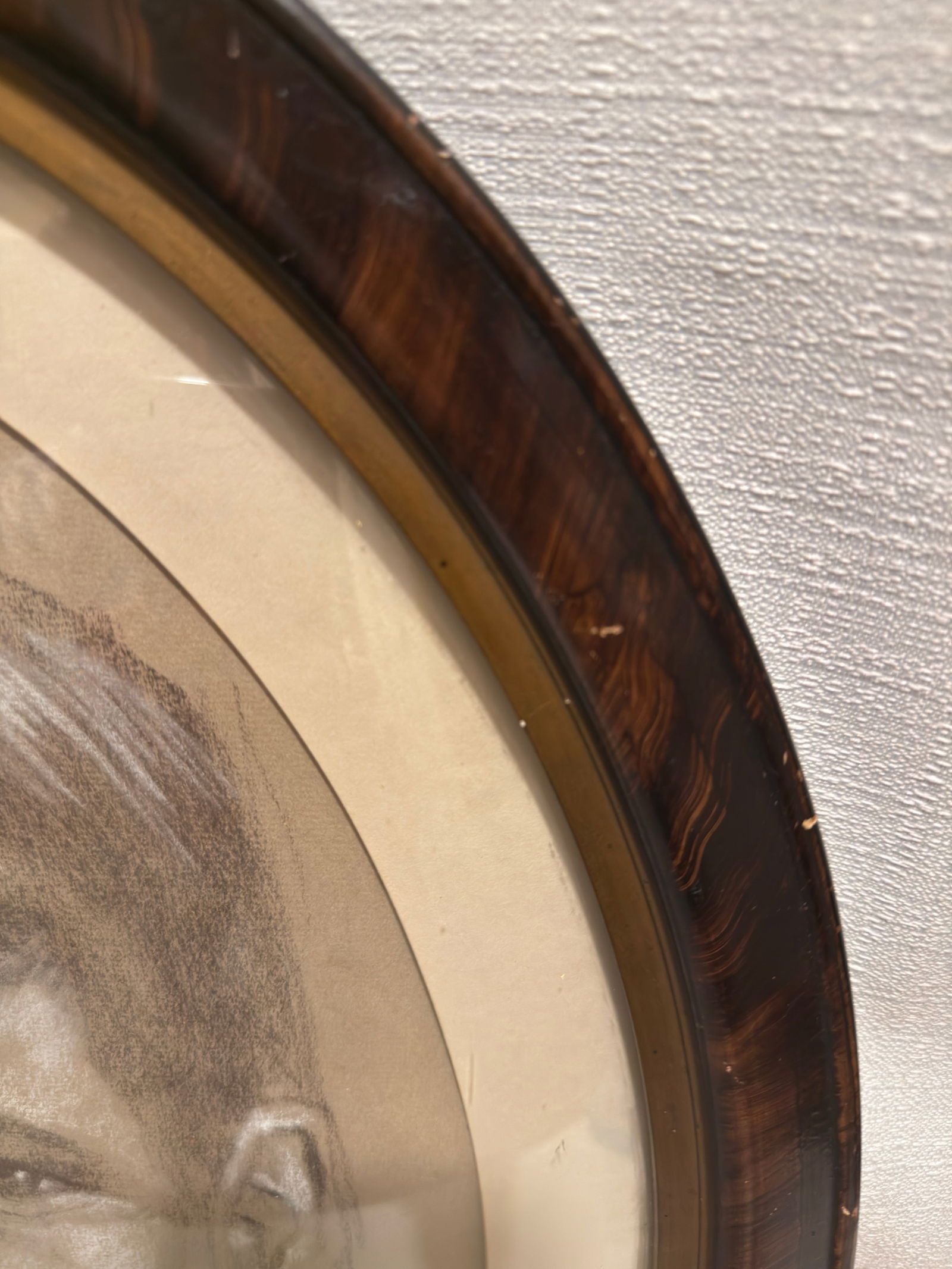 Vintage 1940s "The American Dreamer" Charcoal Portrait by Turtle and Crane – Ralph Lauren - 9