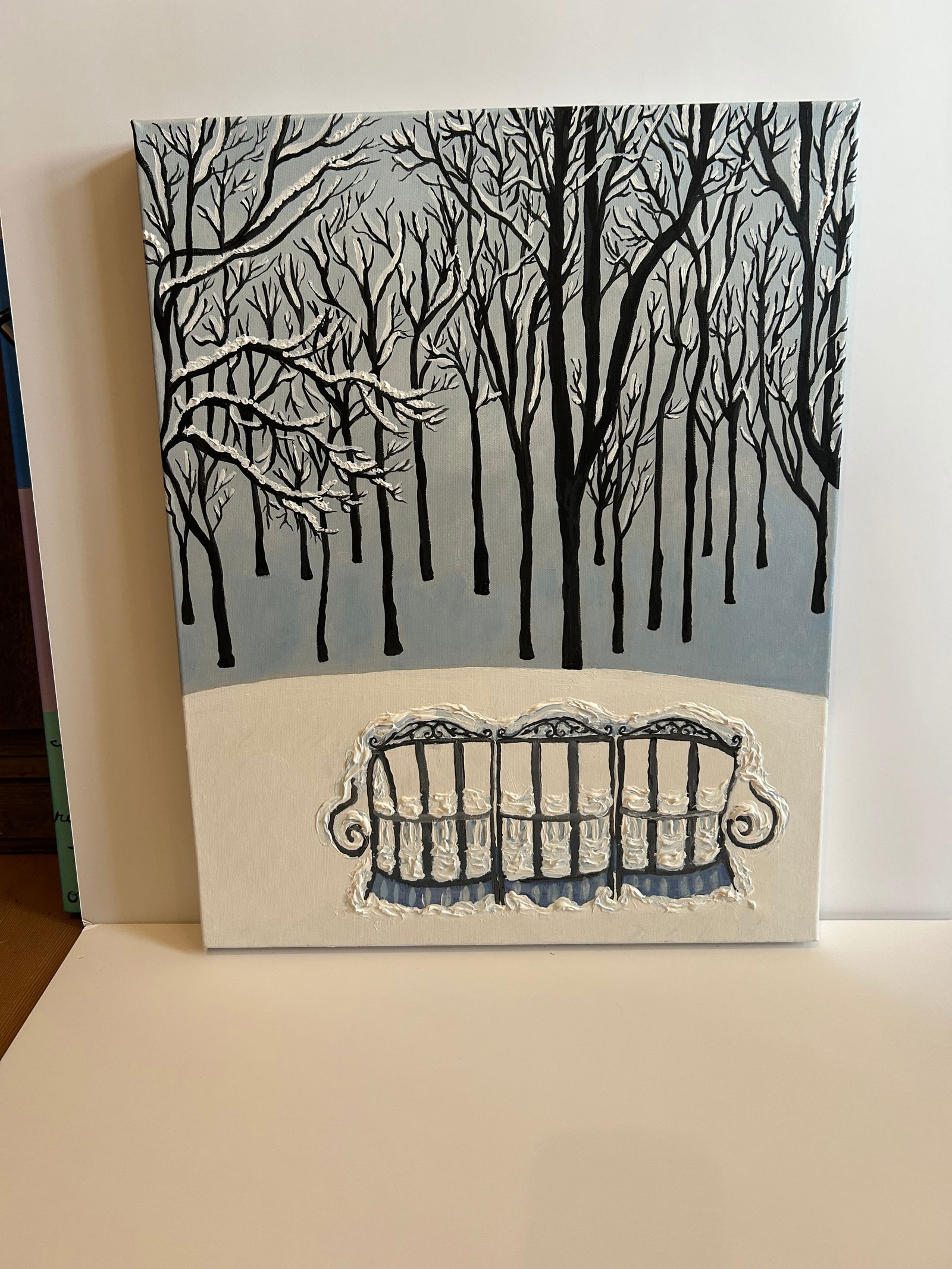 Deep Snow Original Painting on Canvas - 2