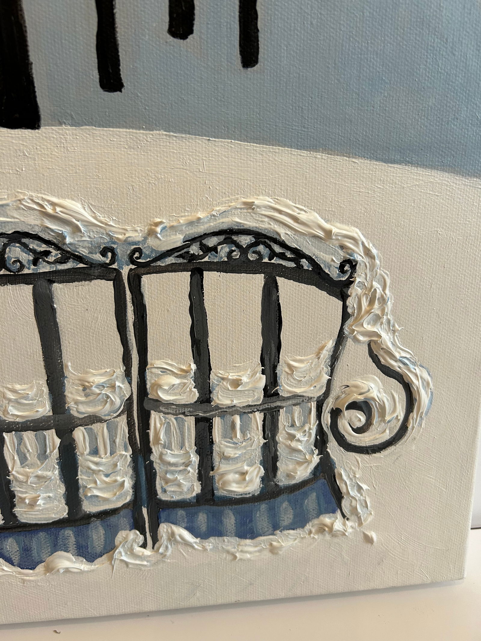 Deep Snow Original Painting on Canvas - 5