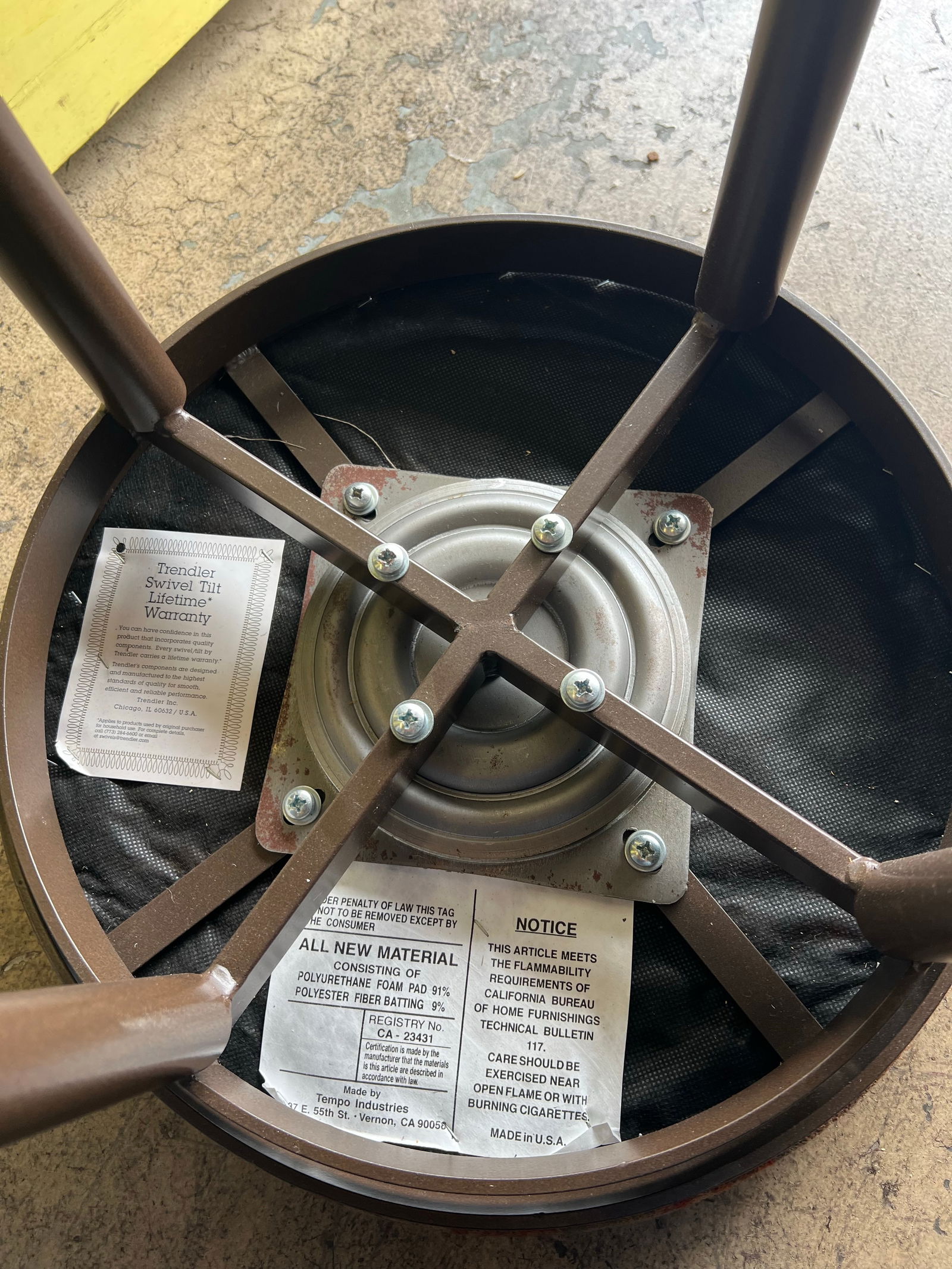 Vintage Counter Stools 25" - Set of 2 - 4