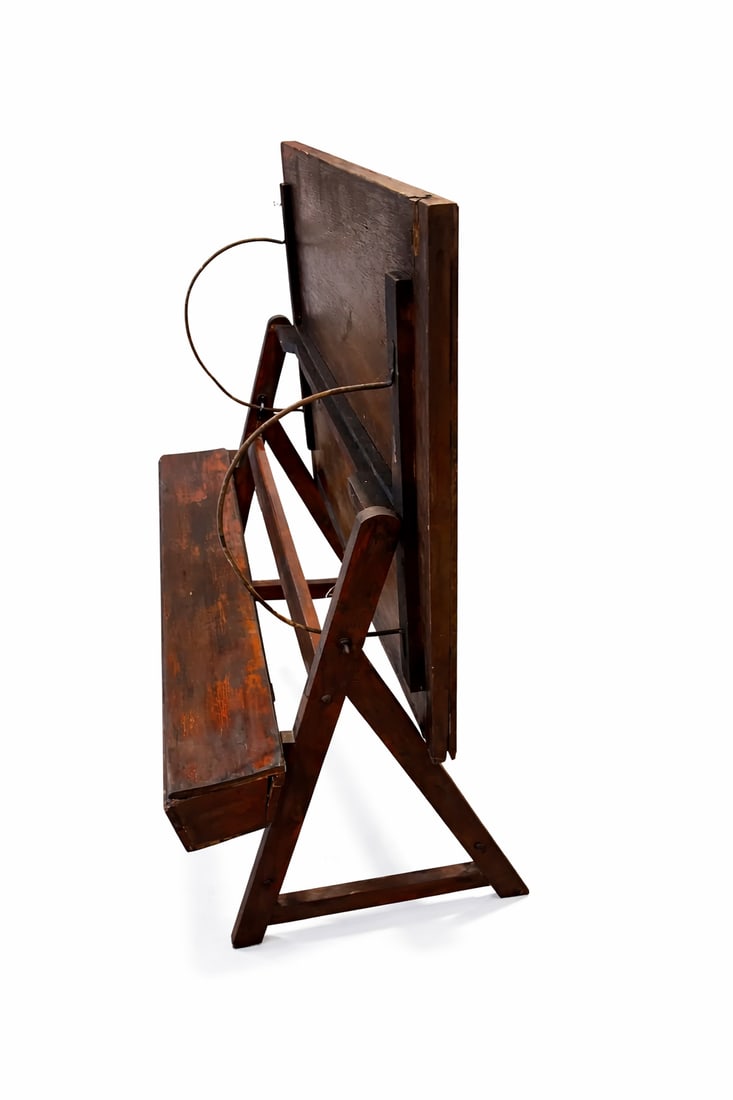 Antique Adjustable Drafting Table. Architecture. Industrial. Furniture. - 3