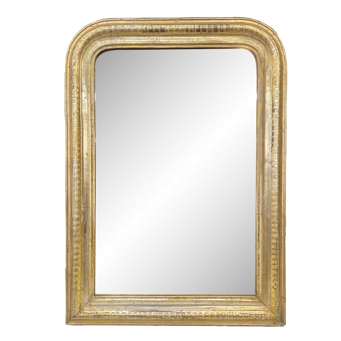 French Louis Philippe Gold Leaf Giltwood Wall Mirror Early 19th Century (1 of 7)