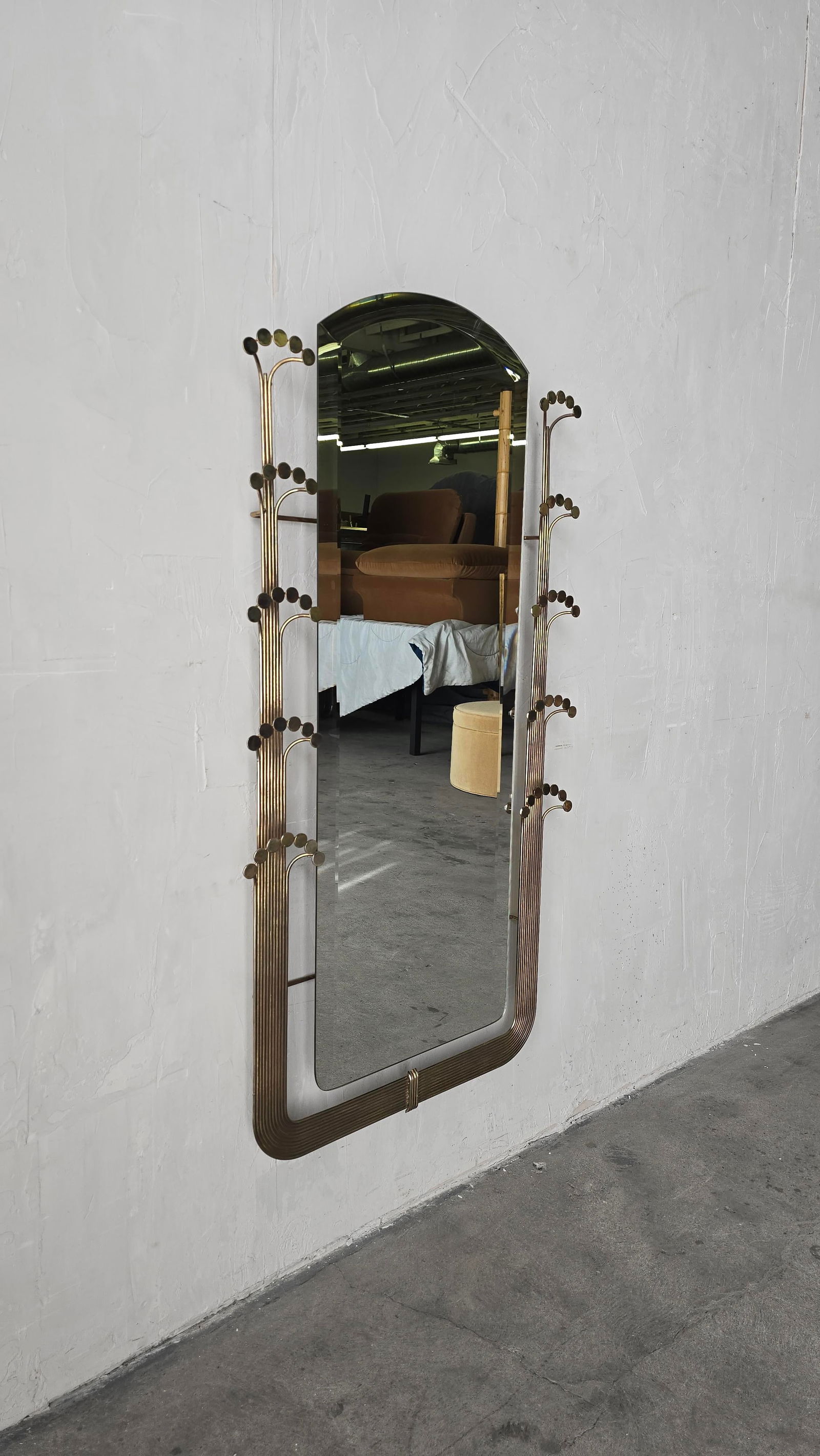 Rare Mid Century Wall Mirror by Curtis Jere - 4