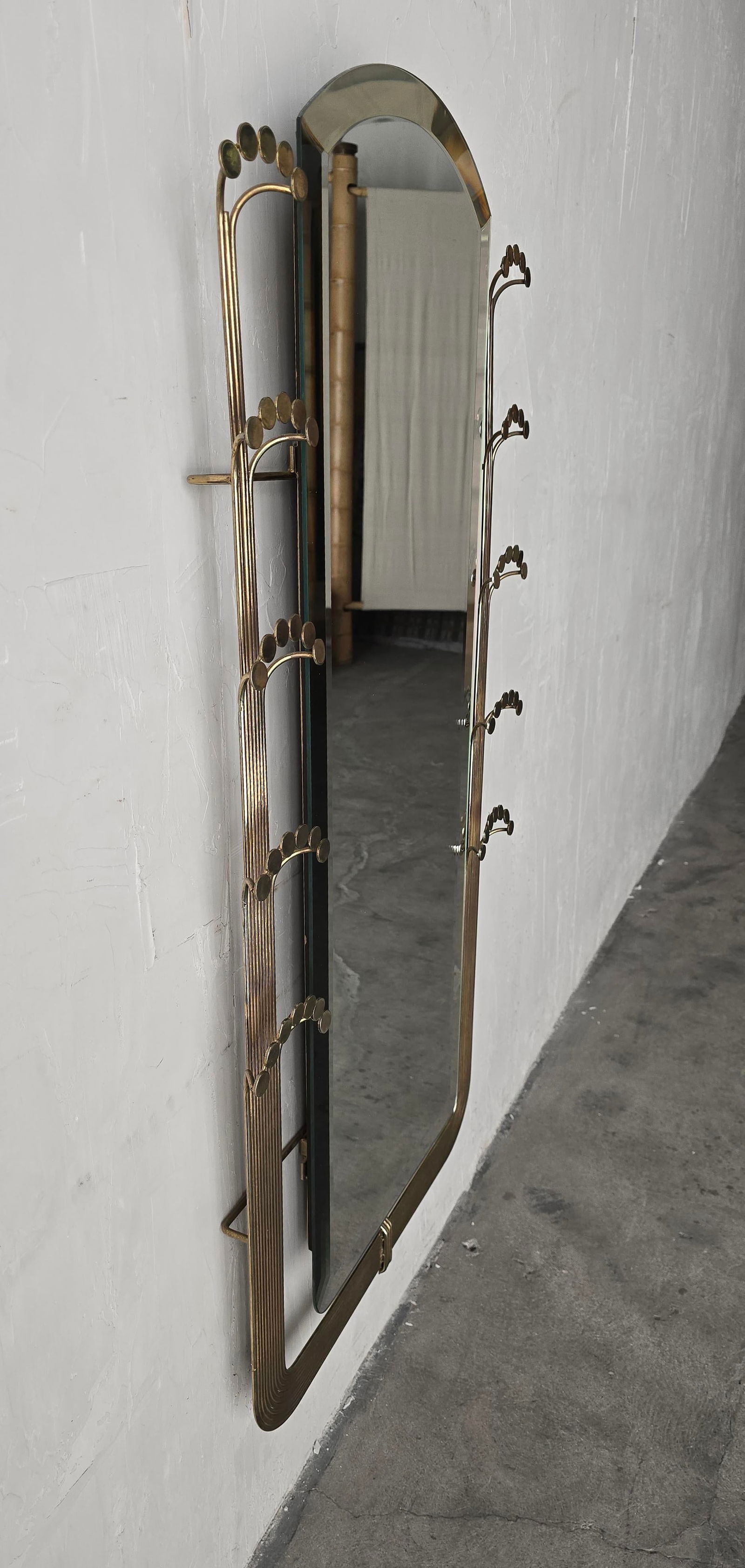 Rare Mid Century Wall Mirror by Curtis Jere - 5