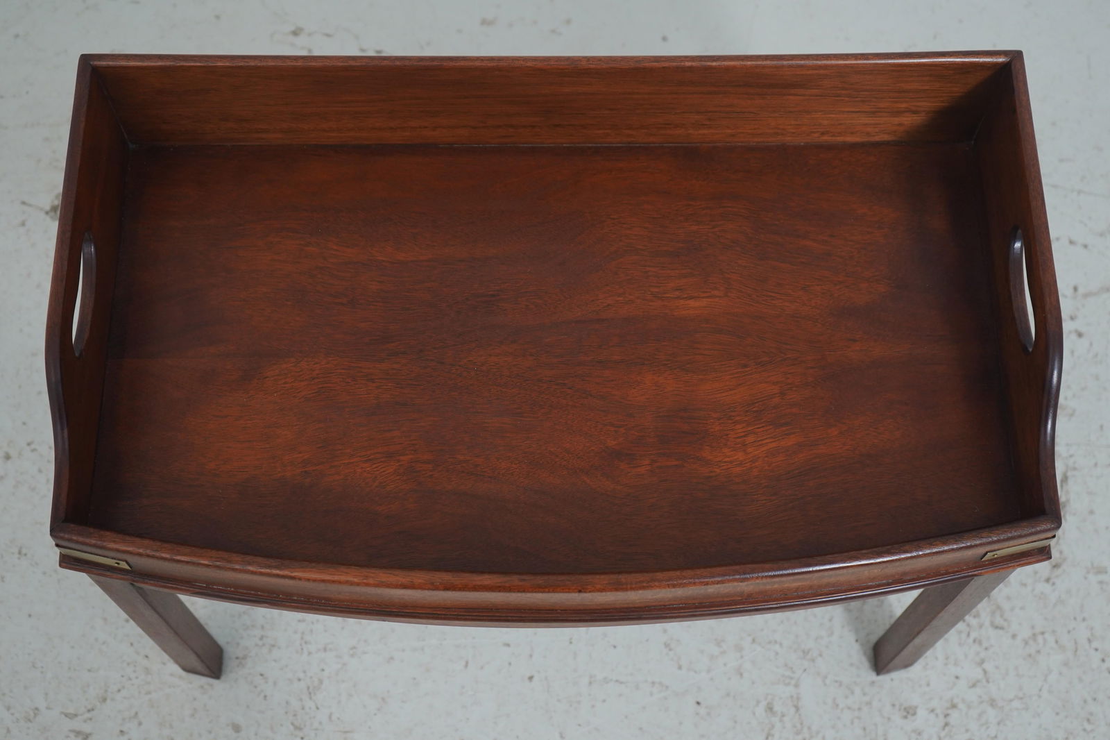 English Campaign Style Mahogany Coffee Table - 3