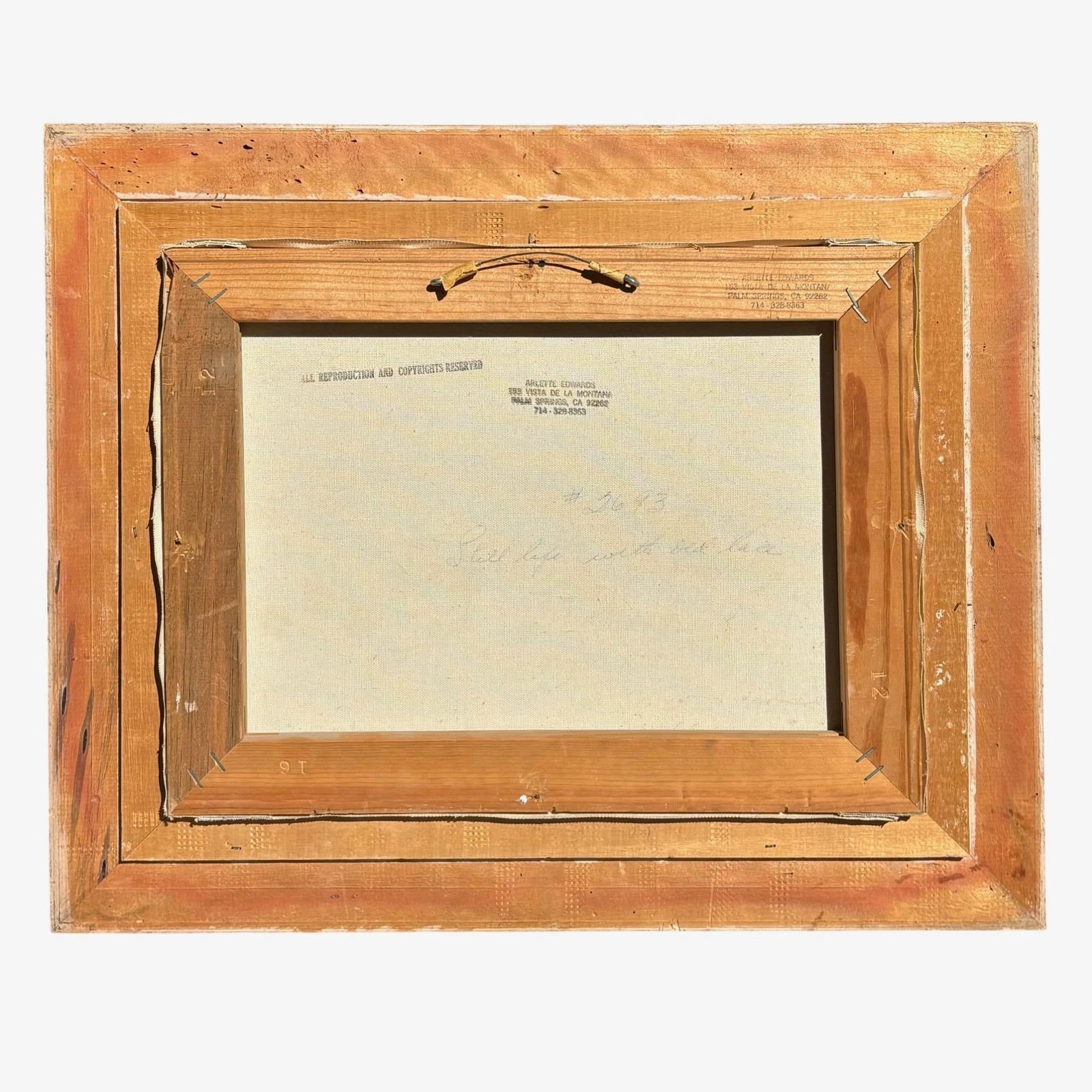 Fruit Still Life Oil Painting in Ornate Gilt Frame, Signed - 3