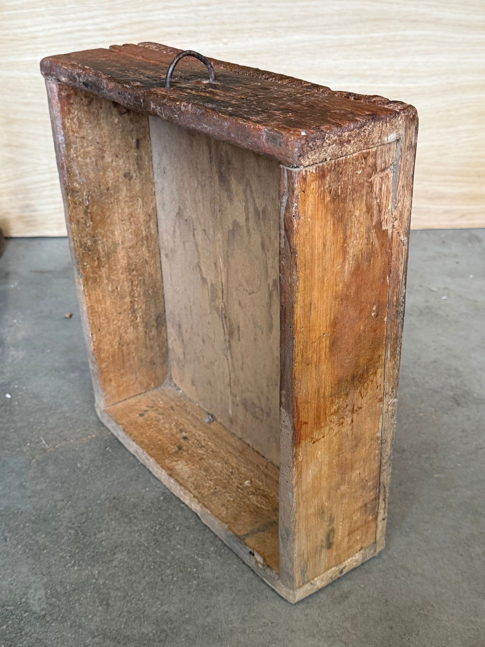 18th Century Large Solid Wood Walnut Console Table With Six Drawers - 17