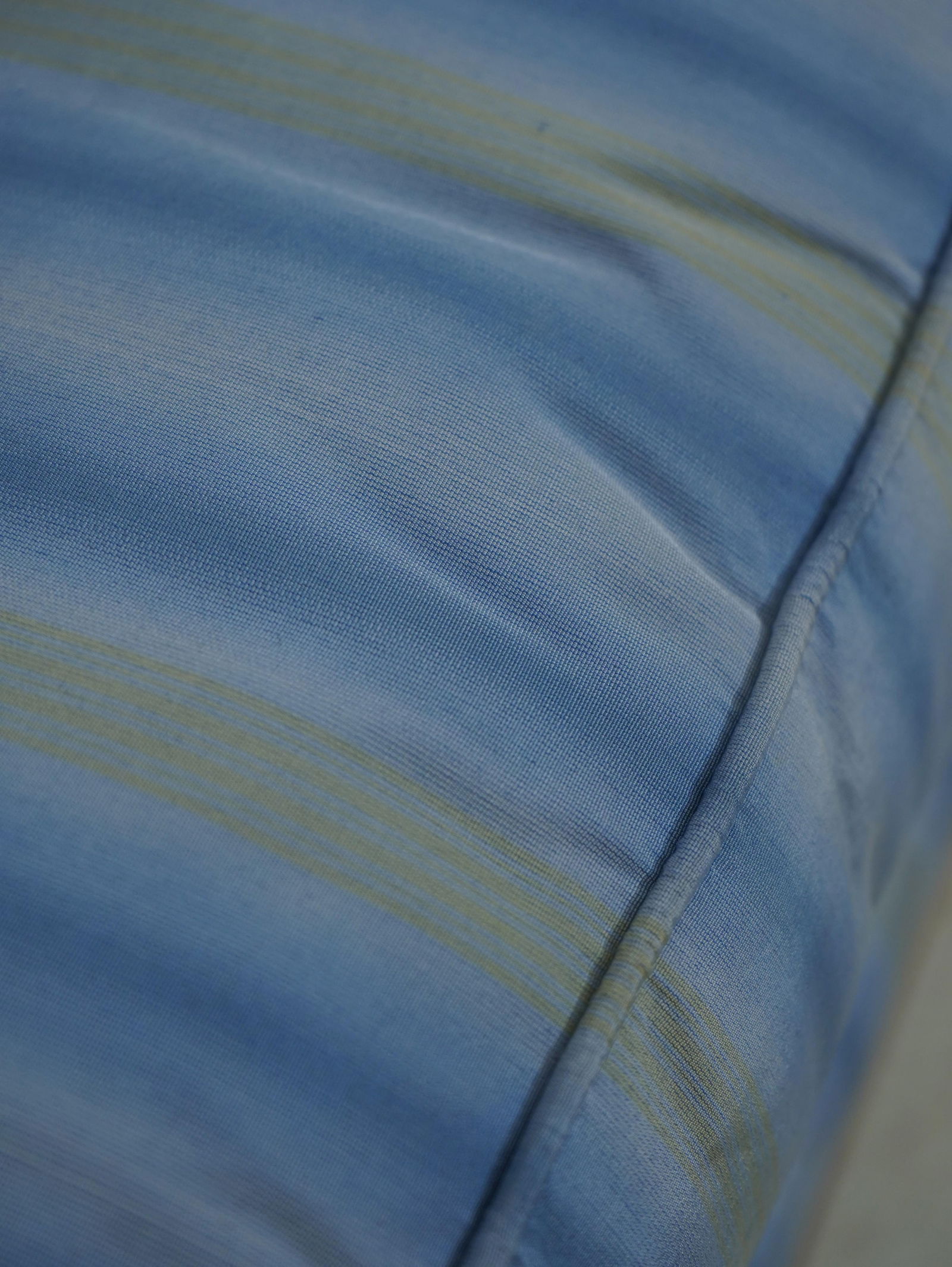 Baker French Empire Style Blue Upholstered Bergère Chair - 11