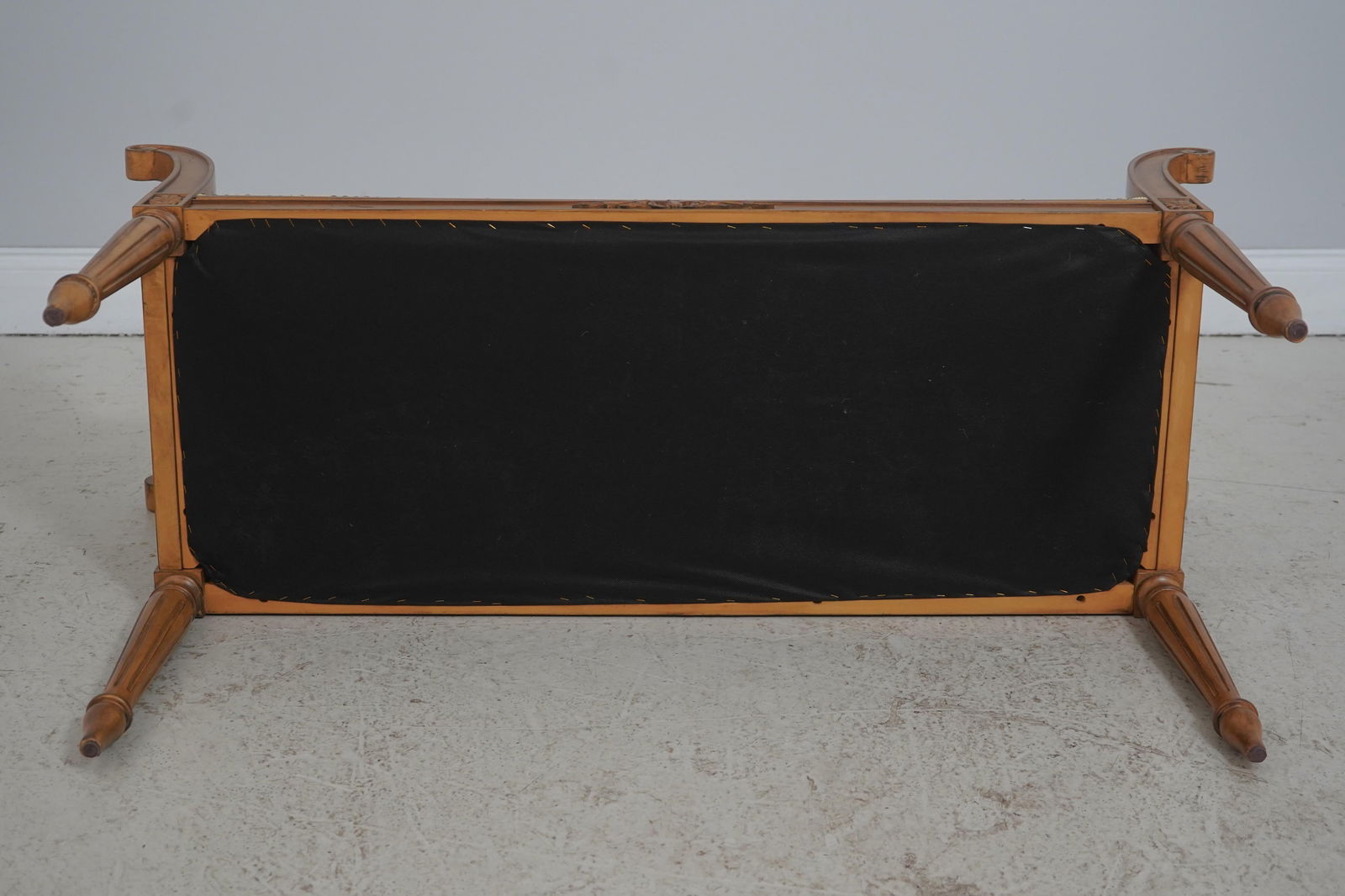 French Louis XVI Cane Side Window Bench - 12