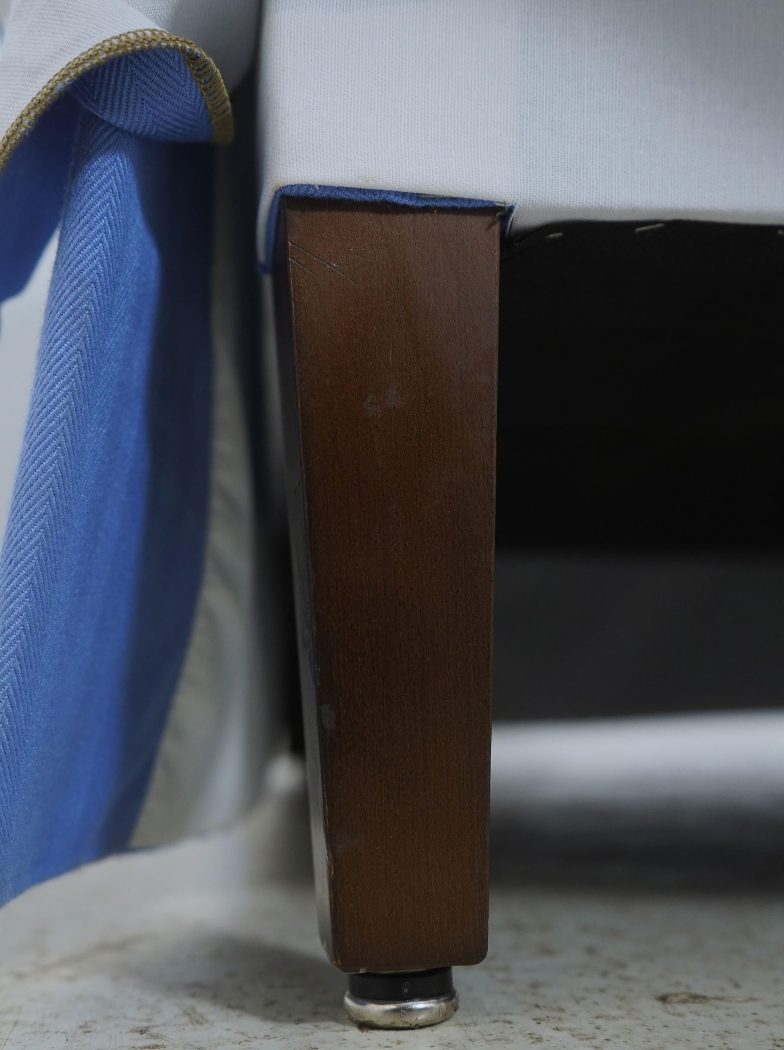 Kindel Blue Upholstered Boudoir Chair - 15