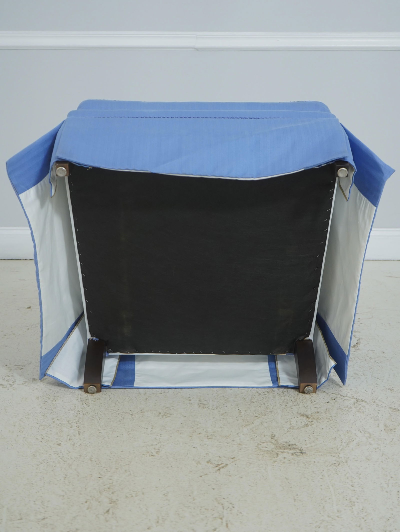 Kindel Blue Upholstered Boudoir Chair - 16