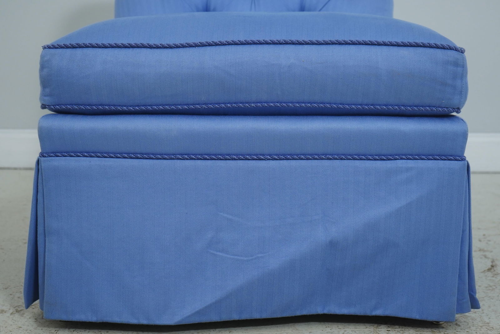 Kindel Blue Upholstered Boudoir Chair - 9