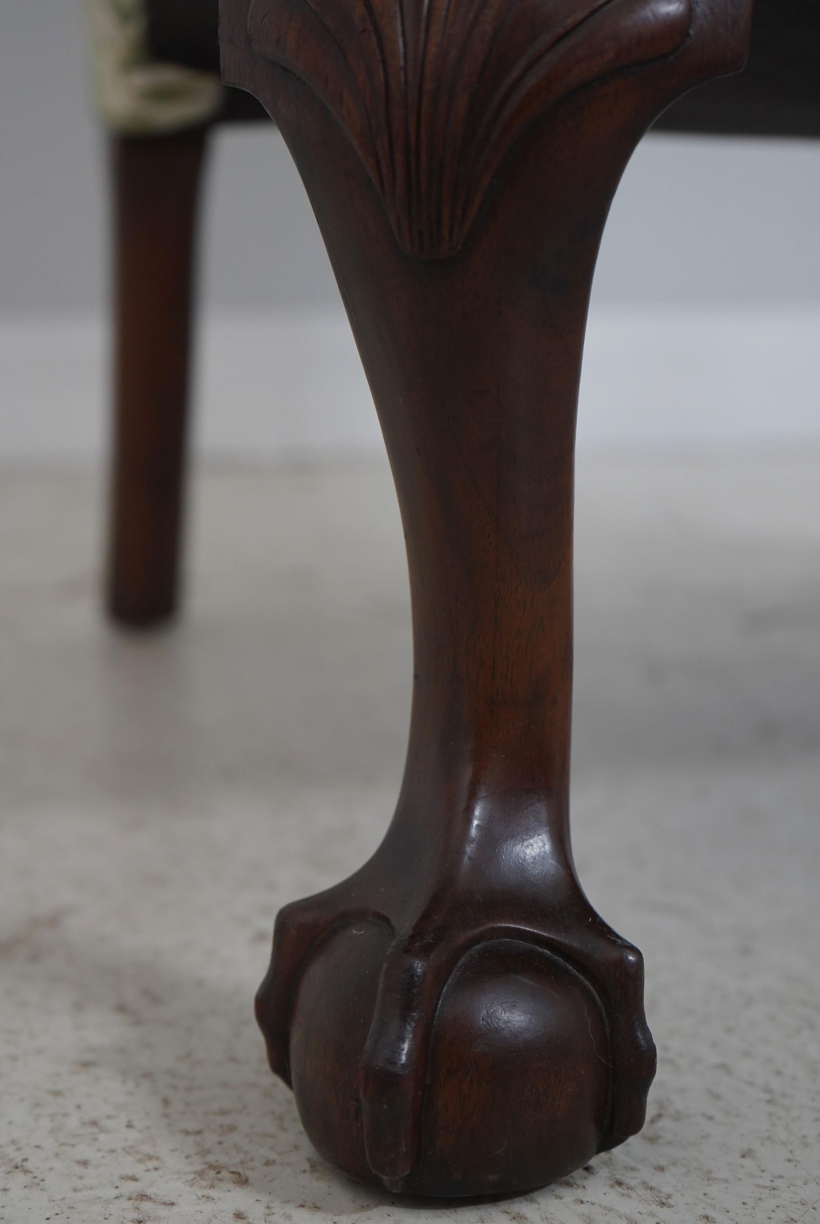 Kindel Winterthur Collection Clawfoot Wing Chair - 13