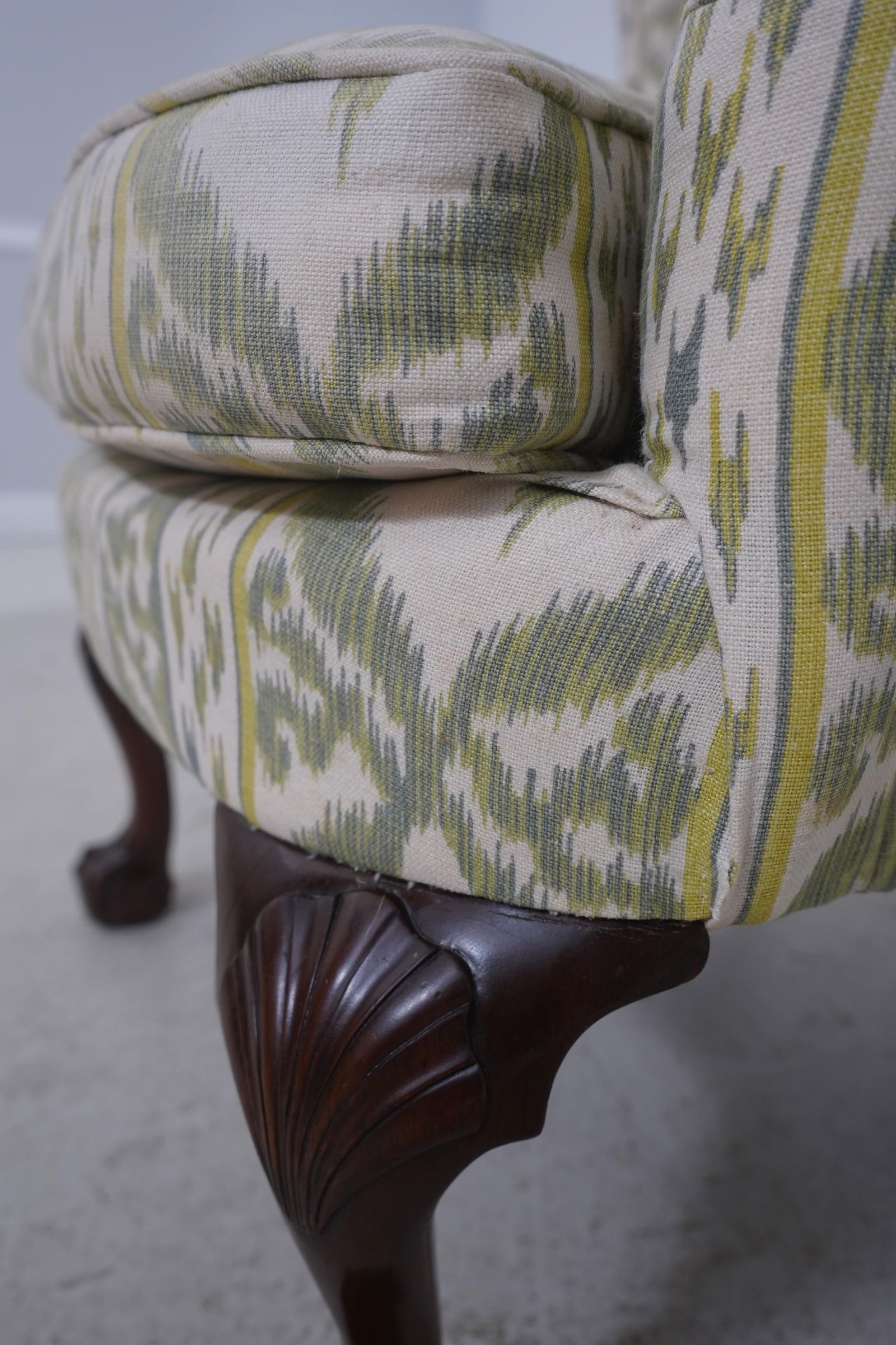 Kindel Winterthur Collection Clawfoot Wing Chair - 14