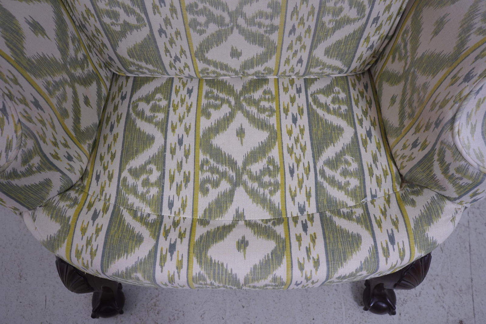 Kindel Winterthur Collection Clawfoot Wing Chair - 17