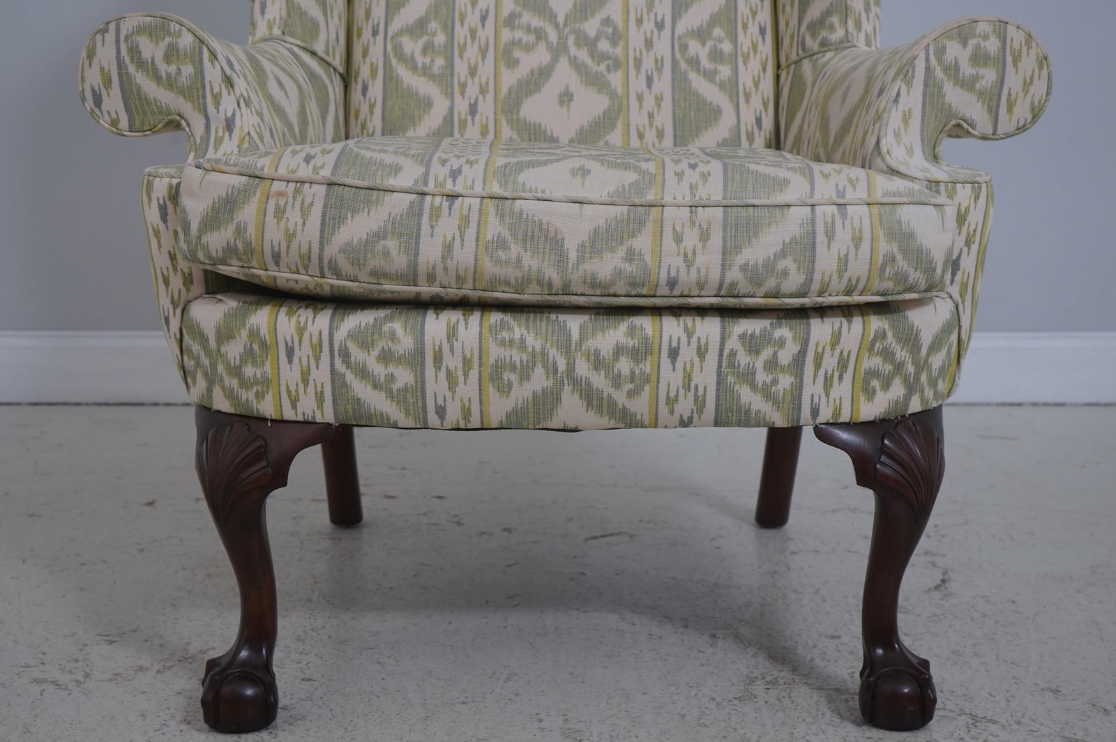 Kindel Winterthur Collection Clawfoot Wing Chair - 6