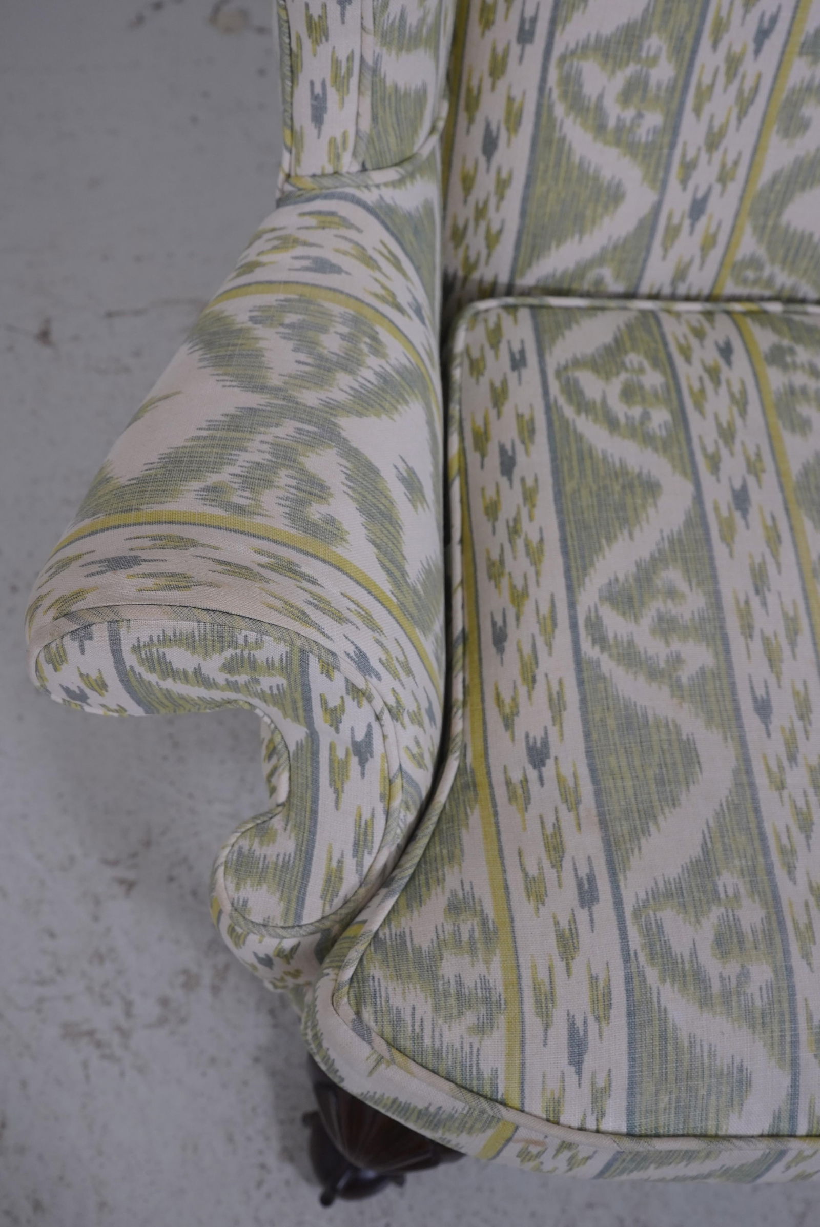 Kindel Winterthur Collection Clawfoot Wing Chair - 7