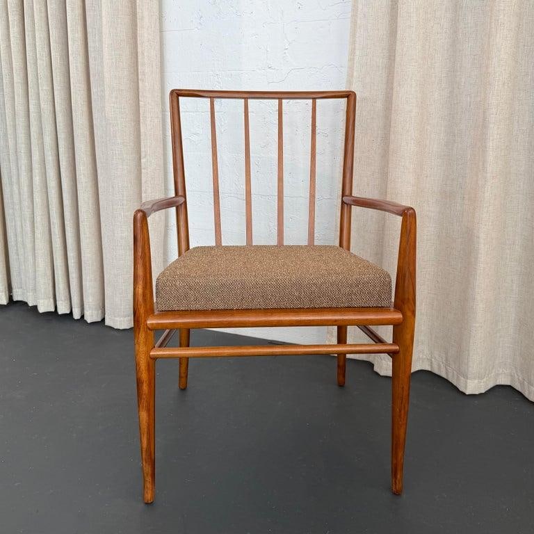 1950s Mid-Century Modern Walnut Armchair by t.h. Robsjohn-Gibbings for Widdicomb - 3