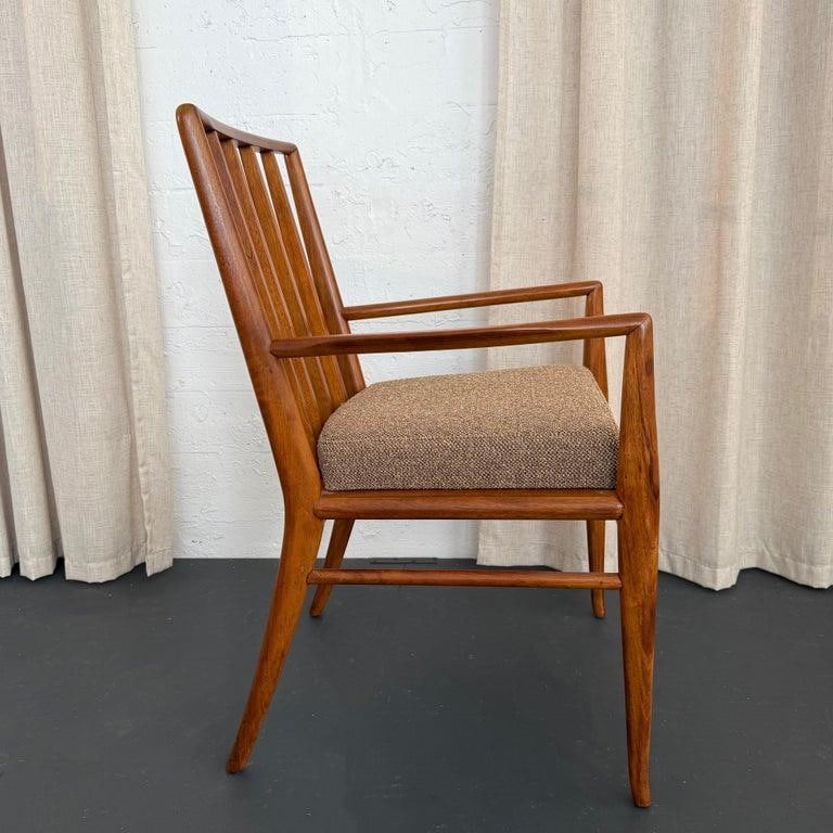 1950s Mid-Century Modern Walnut Armchair by t.h. Robsjohn-Gibbings for Widdicomb - 4